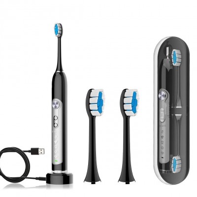 Electric Toothbrush Powerful Ultrasonic Cleaning Sonic Wave Toothbrush